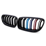 M PERFORMANCE STYLE GLOSS BLACK GRILLE FOR BMW E90 E91 3 SERIES