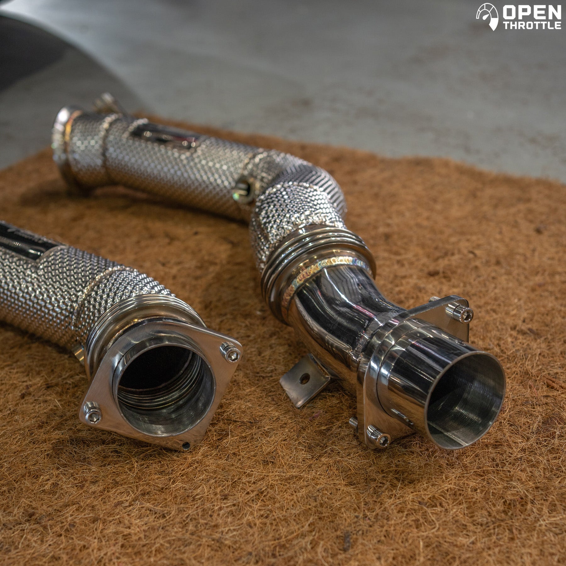 BMW F80 M3 F82 M4 F87 M2C CATLESS DOWNPIPES – OPEN THROTTLE