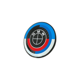BMW CARBON FIBRE 50TH ANNIVERSARY EMBLEM BADGE