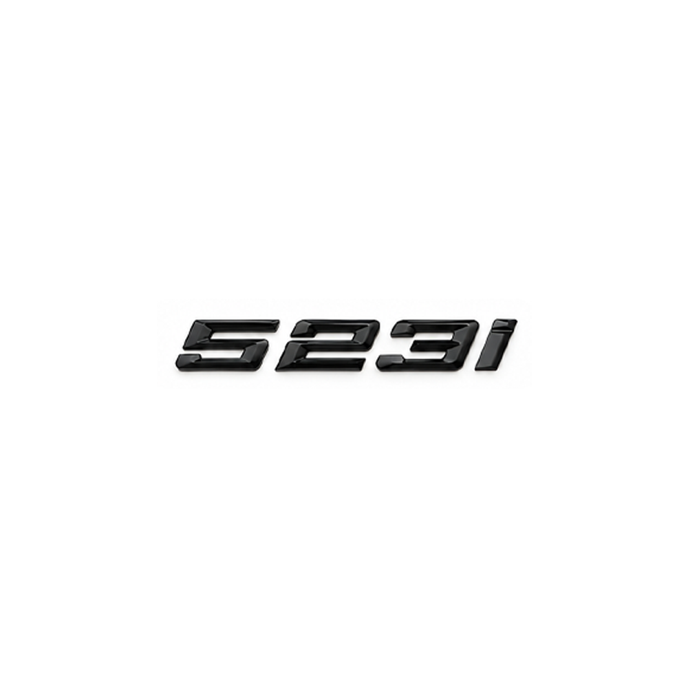 GLOSS BLACK TRUNK EMBLEM FOR BMW F10 F11 G30 G31 5 SERIES