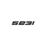 GLOSS BLACK TRUNK EMBLEM FOR BMW F10 F11 G30 G31 5 SERIES