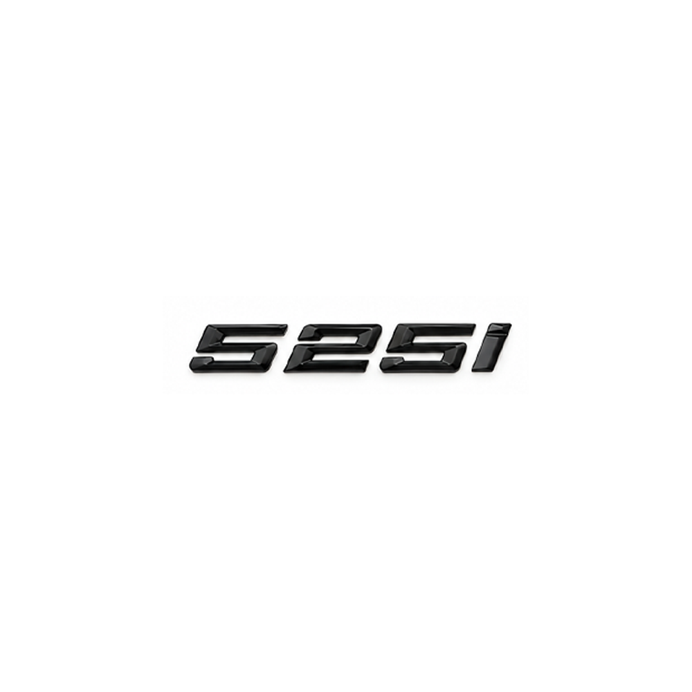 GLOSS BLACK TRUNK EMBLEM FOR BMW F10 F11 G30 G31 5 SERIES