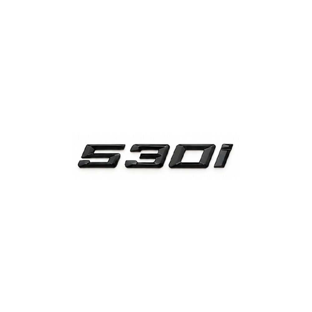 GLOSS BLACK TRUNK EMBLEM FOR BMW F10 F11 G30 G31 5 SERIES