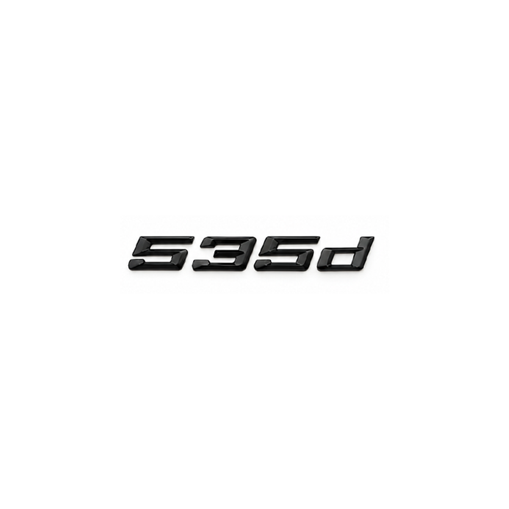 GLOSS BLACK TRUNK EMBLEM FOR BMW F10 F11 G30 G31 5 SERIES
