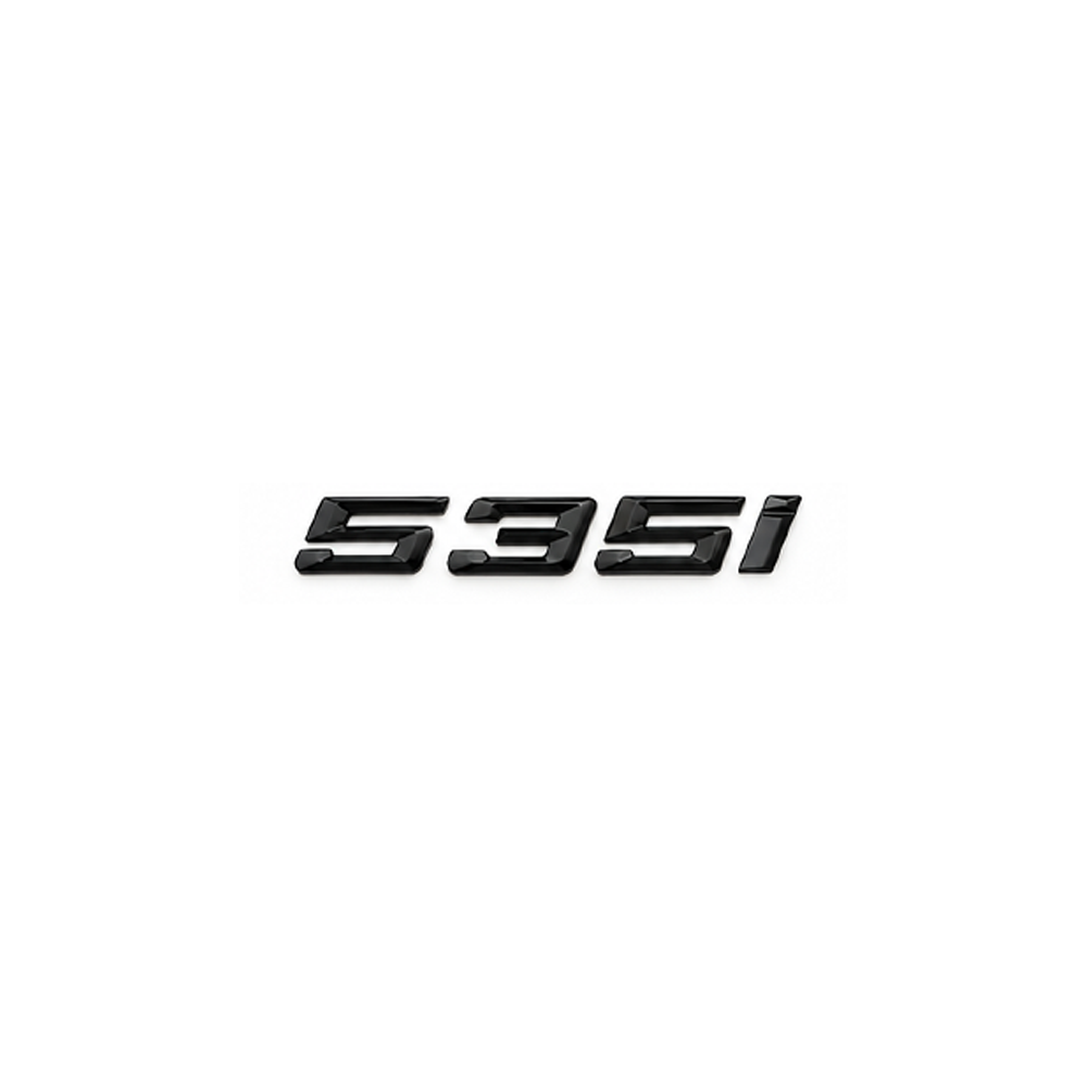 GLOSS BLACK TRUNK EMBLEM FOR BMW F10 F11 G30 G31 5 SERIES