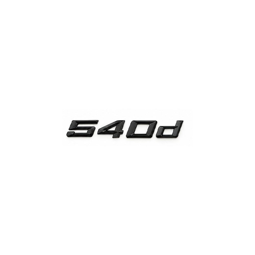 GLOSS BLACK TRUNK EMBLEM FOR BMW F10 F11 G30 G31 5 SERIES