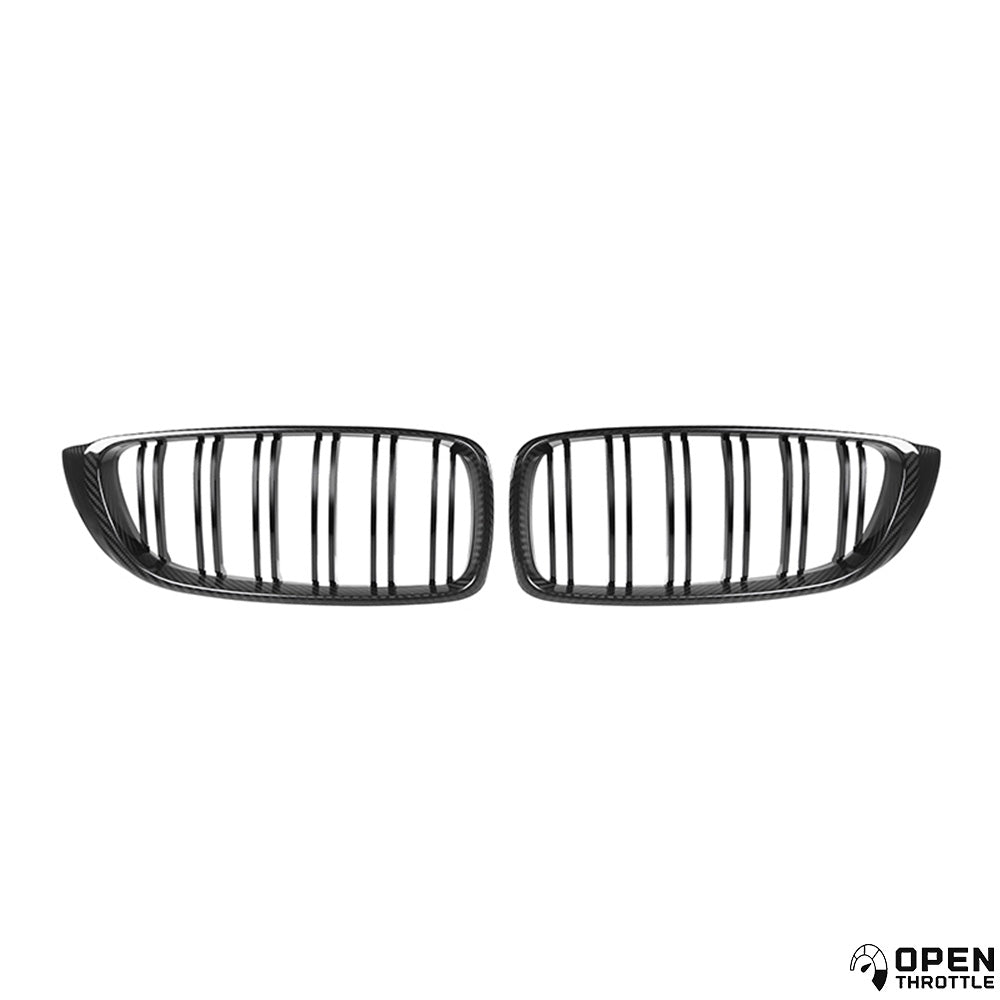 M PERFORMANCE STYLE DRY CARBON FIBRE GRILLE FOR BMW F80 M3 / F82 M4 / F30 3 SERIES / F32 4 SERIES