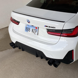 M PERFORMANCE STYLE CARBON FIBRE EXHAUST TIPS FOR BMW G20 M340i