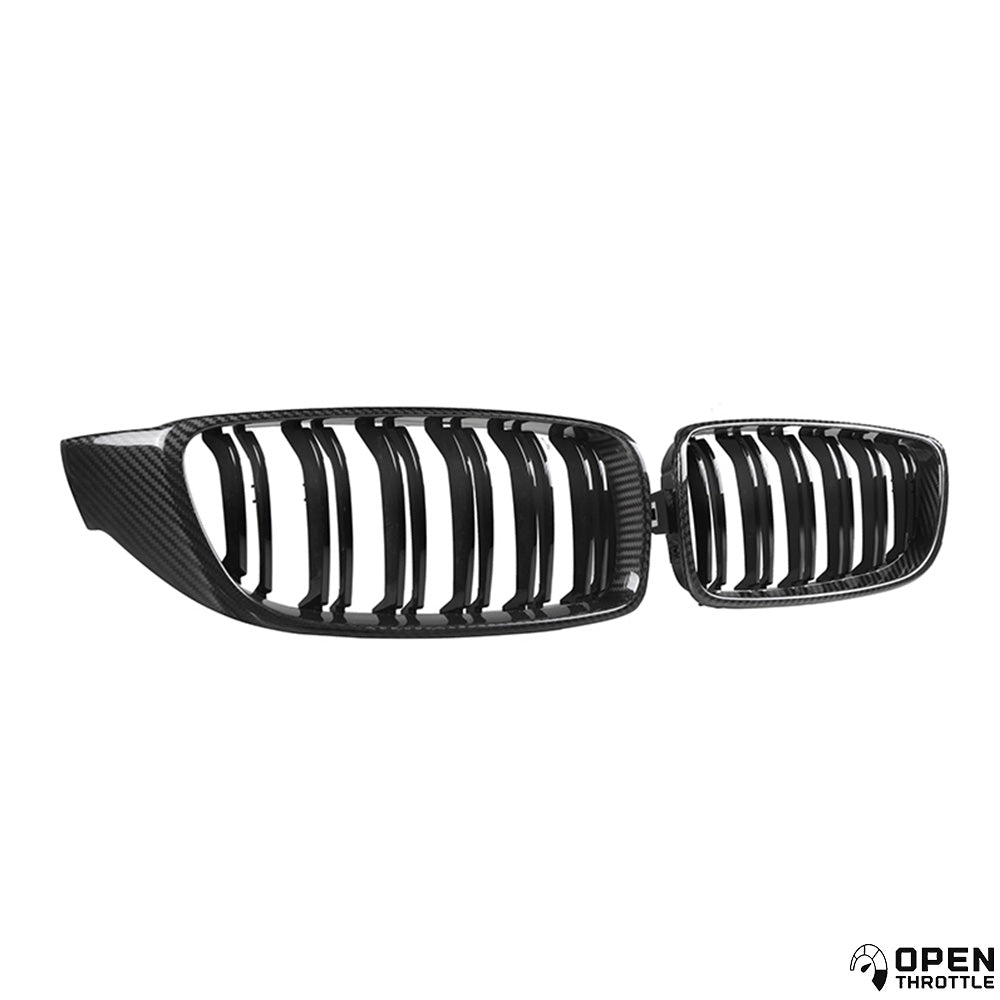 M PERFORMANCE STYLE DRY CARBON FIBRE GRILLE FOR BMW F80 M3 / F82 M4 / F30 3 SERIES / F32 4 SERIES