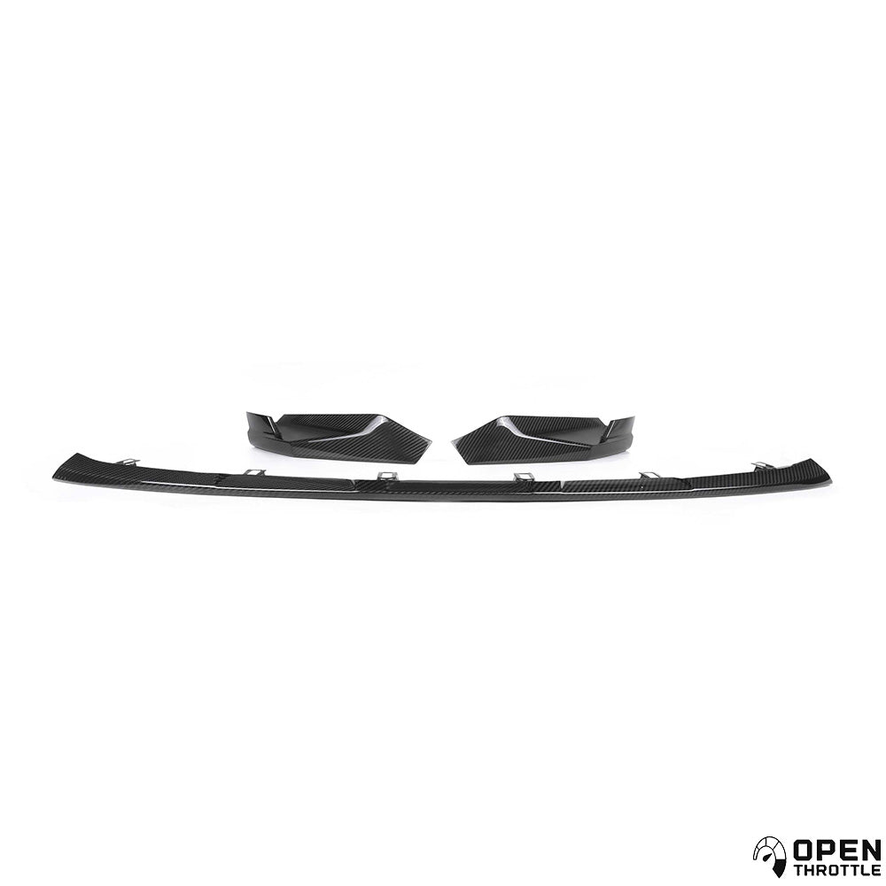 M PERFORMANCE STYLE CARBON FIBER FRONT LIP FOR BMW M3 G80 G81 / M4 G82 G83