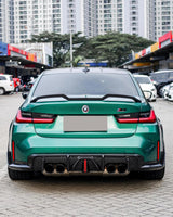 AK STYLE CARBON FIBRE REAR DIFFUSER TRIM FOR BMW G80 M3 / G82 G83 M4