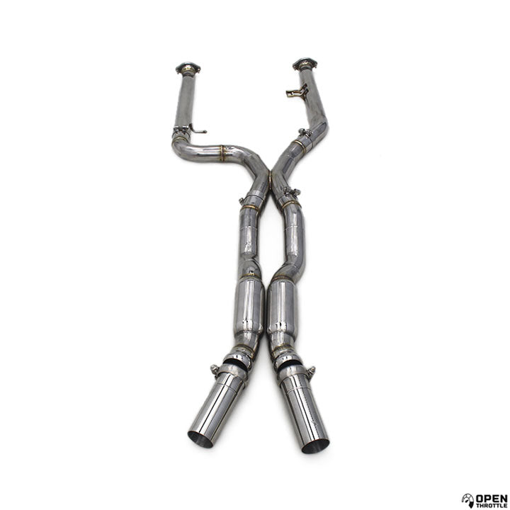 BMW M3 G80 M4 G82 BIG DUAL MIDPIPE – OPEN THROTTLE