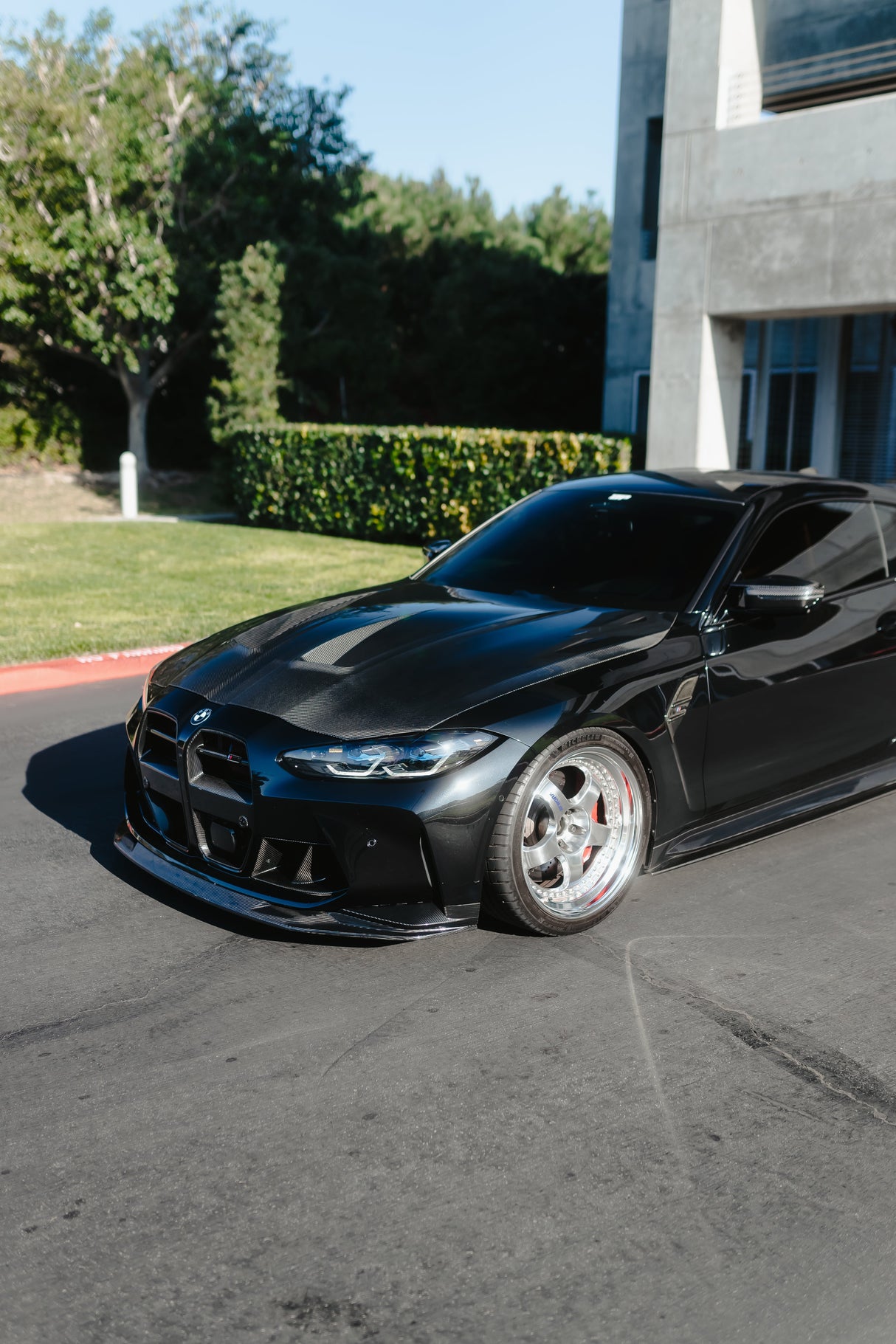 MHC STYLE CARBON FIBER FRONT LIP FOR BMW G80 M3 / G82 G83 M4