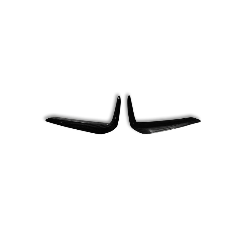CARBON FIBER FRONT UPPER SPLITTERS FOR BMW G30 G38 5 SERIES