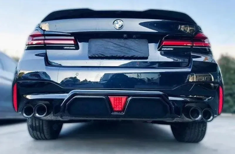 CS STYLE ABS REAR DIFFUSER WITH BRAKE LIGHT FOR BMW G30 5 SERIES
