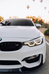 CARBON FIBER FRONT UPPER SPLITTERS FOR BMW F80 M3 F82 F83 M4