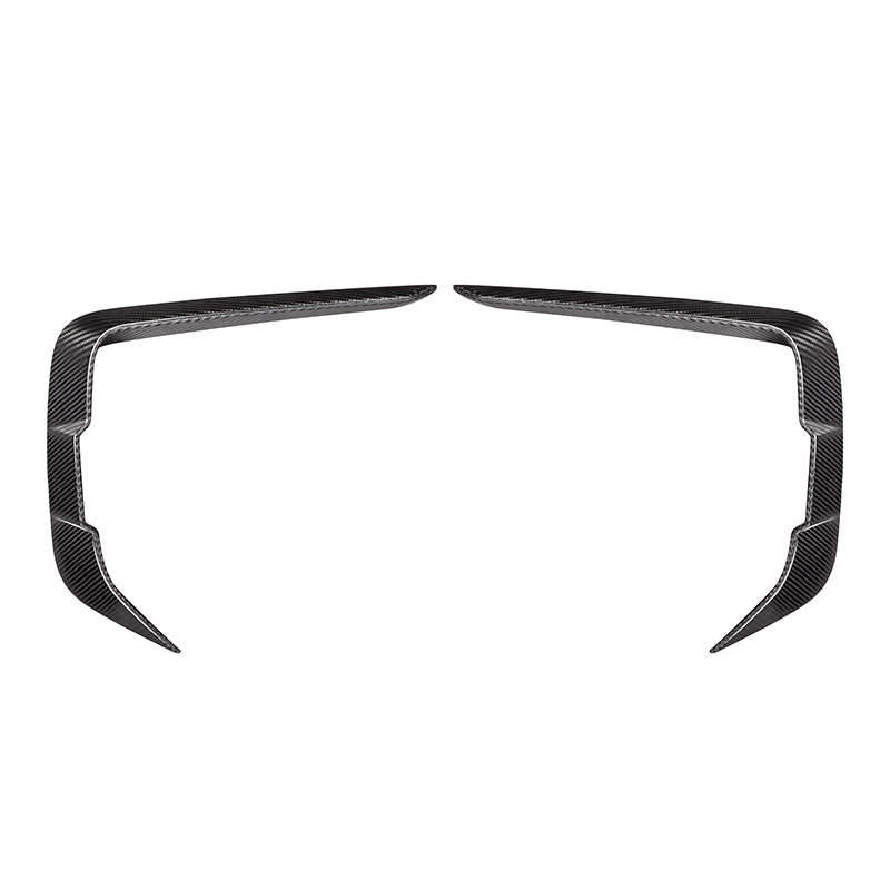 CARBON FIBER FRONT UPPER SPLITTERS FOR BMW G14 G15 G16 8 SERIES