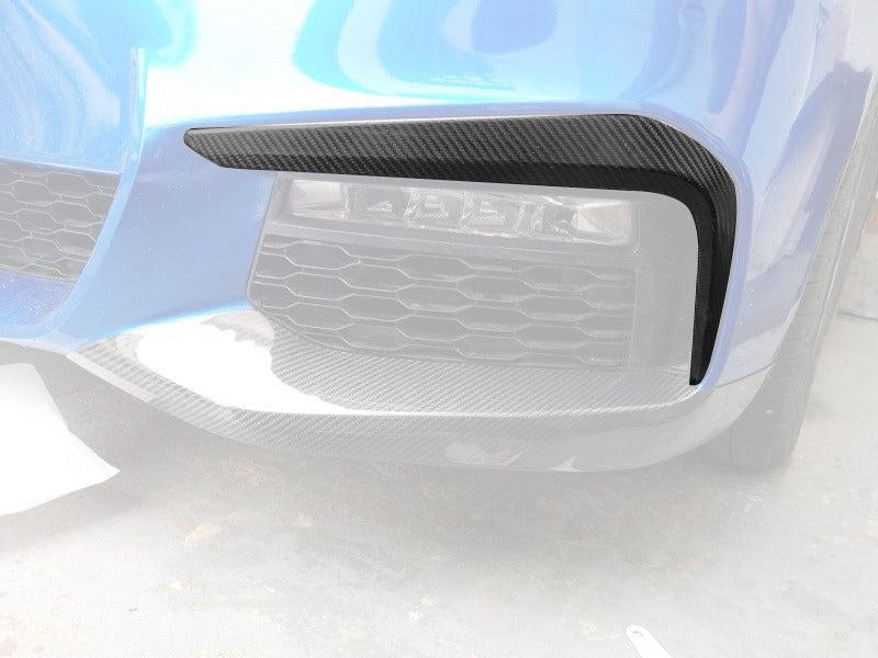 CARBON FIBER FRONT UPPER SPLITTERS FOR BMW G30 G38 5 SERIES