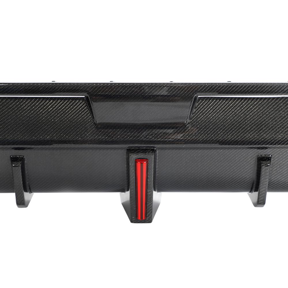 CARBON FIBRE REAR DIFFUSER WITH BRAKE LIGHT FOR BMW G42 2 SERIES