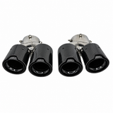 M PERFORMANCE STYLE QUAD  CARBON FIBRE EXHAUST TIPS FOR BMW G22 G23 M440i