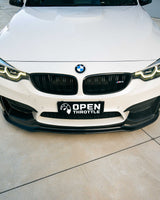 CARBON FIBER FRONT UPPER SPLITTERS FOR BMW F80 M3 F82 F83 M4
