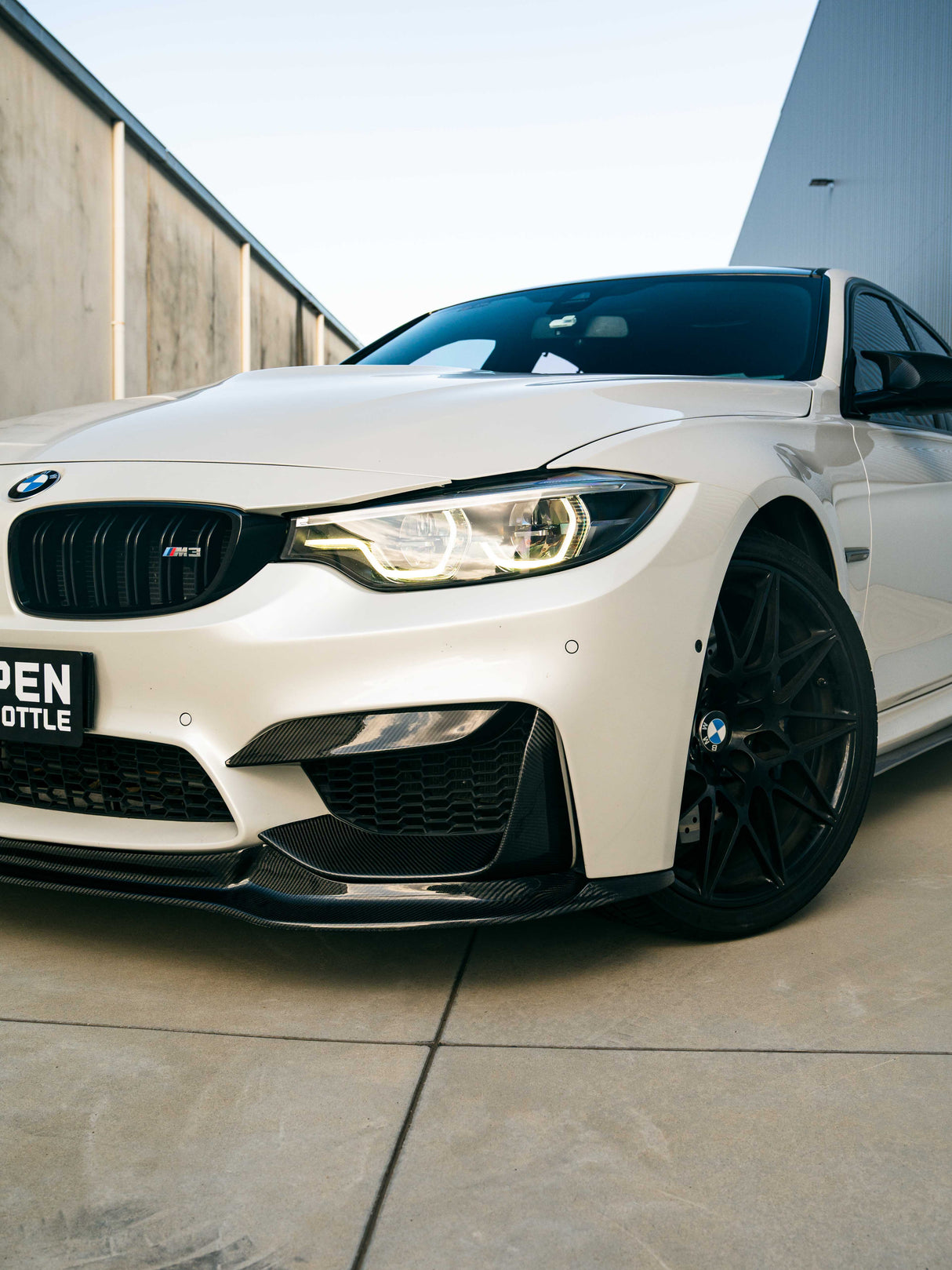 CARBON FIBER FRONT UPPER SPLITTERS FOR BMW F80 M3 F82 F83 M4