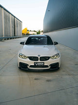 CARBON FIBER FRONT UPPER SPLITTERS FOR BMW F80 M3 F82 F83 M4