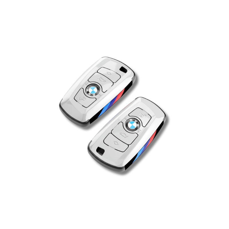 BMW WHITE KEY COVER CASE