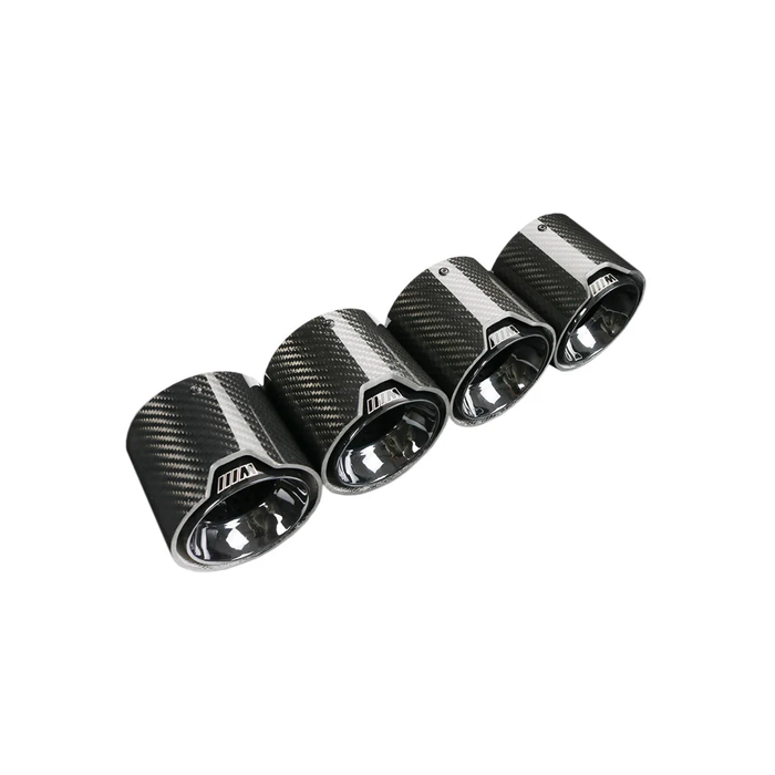 M PERFORMANCE STYLE V2 CARBON FIBRE EXHAUST TIPS FOR BMW G80 M3 G82 M4