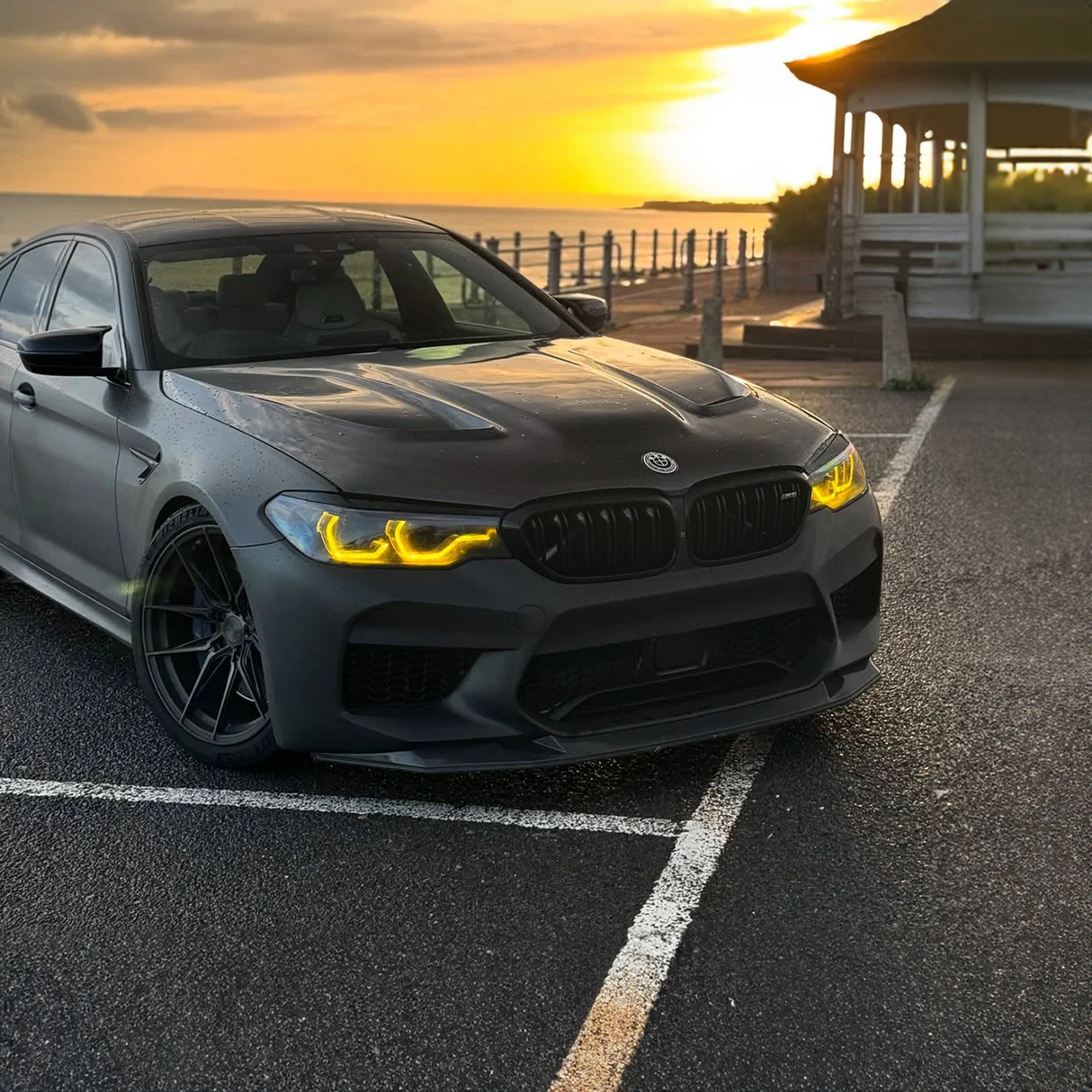 BMW F90 M5 &amp; G30 5er-Reihe, gelbes CSL-Tagfahrlicht-Set