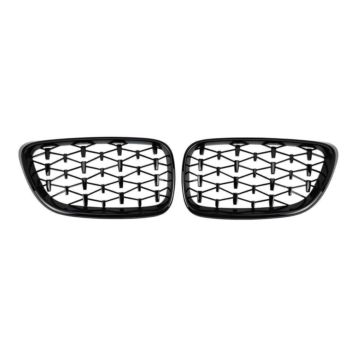 DIAMOND STYLE GLOSS BLACK GRILLE FOR BMW F22 F23 2 SERIES