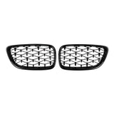 DIAMOND STYLE GLOSS BLACK GRILLE FOR BMW F22 F23 2 SERIES