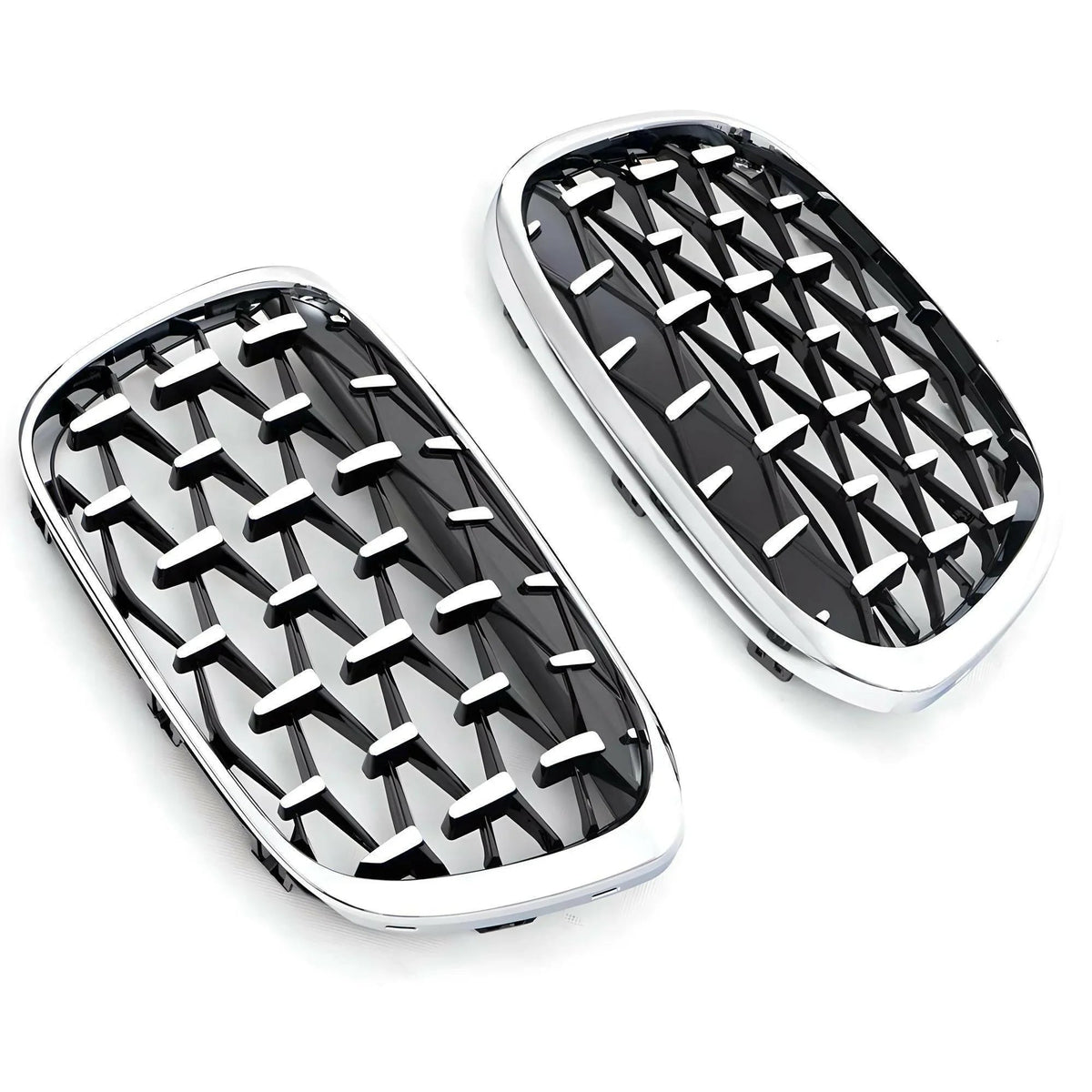 DIAMOND STYLE GLOSS BLACK GRILLE FOR BMW F48 F49 X1