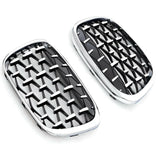 DIAMOND STYLE GLOSS BLACK GRILLE FOR BMW F48 F49 X1