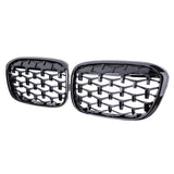 DIAMOND STYLE GLOSS BLACK GRILLE FOR BMW F48 F49 X1