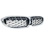 DIAMOND STYLE GLOSS BLACK GRILLE FOR BMW G20 G21 3 SERIES PRE-LCI