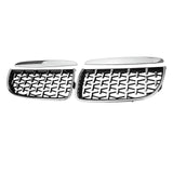 DIAMOND STYLE GLOSS BLACK GRILLE FOR BMW E90 E91 3 SERIES