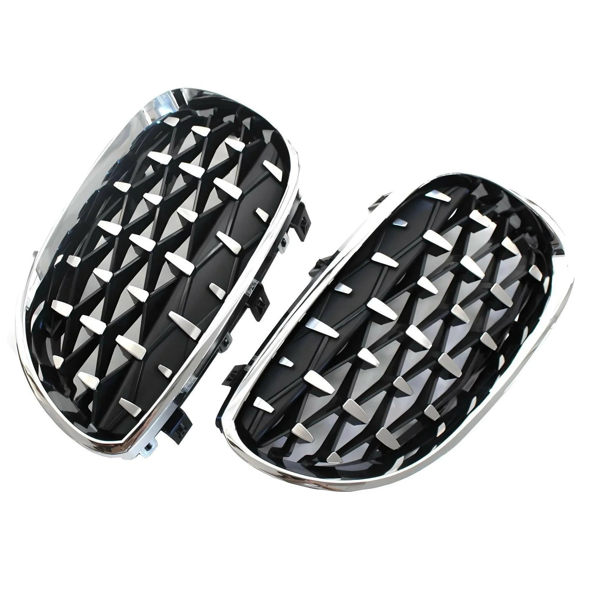 DIAMOND STYLE GLOSS BLACK GRILLE FOR BMW E60 E61 5 SERIES