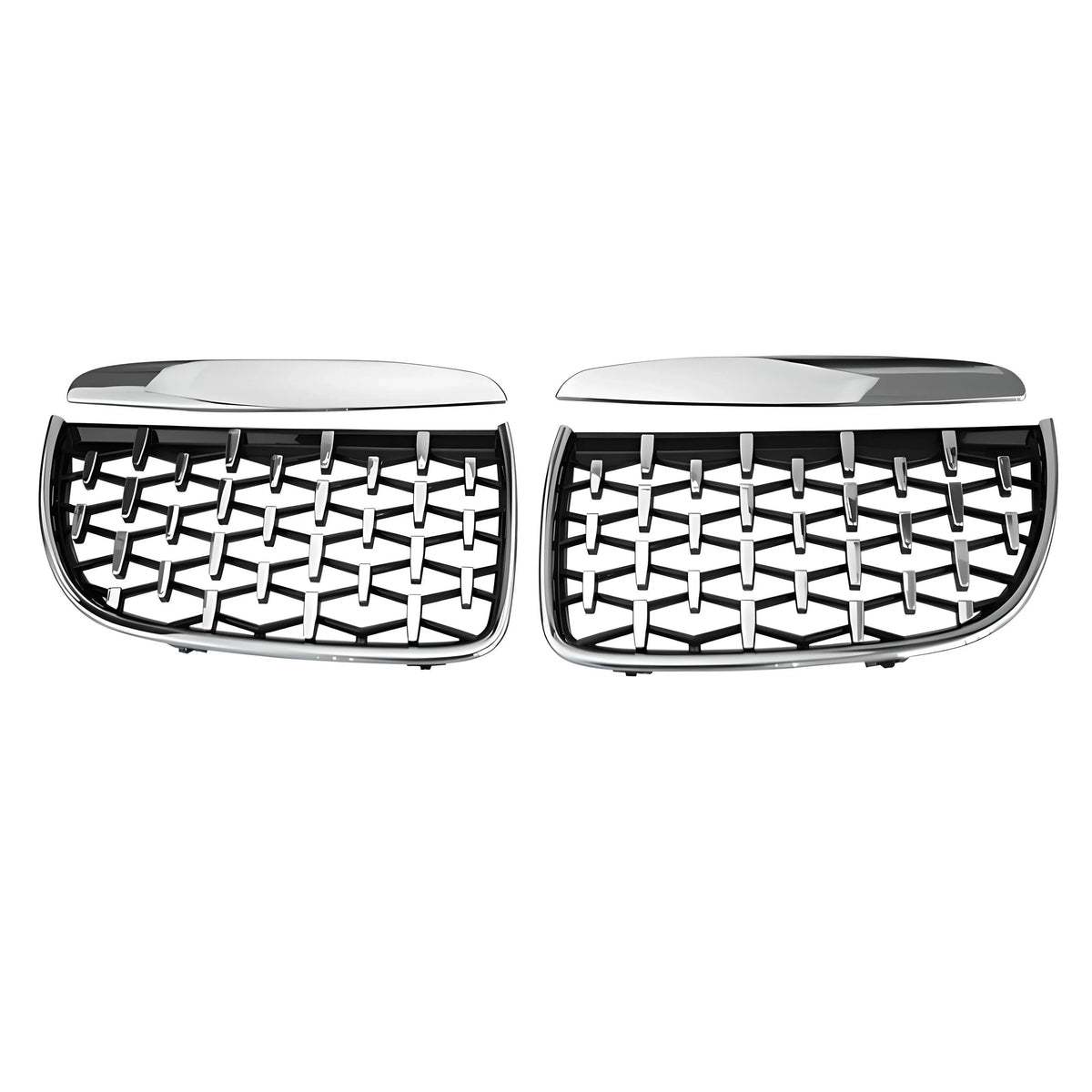 DIAMOND STYLE GLOSS BLACK GRILLE FOR BMW E90 E91 3 SERIES