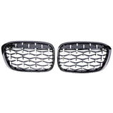 DIAMOND STYLE GLOSS BLACK GRILLE FOR BMW F48 F49 X1