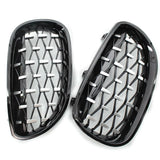 DIAMOND STYLE GLOSS BLACK GRILLE FOR BMW E60 E61 5 SERIES