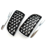 DIAMOND STYLE GLOSS BLACK GRILLE FOR BMW E90 E91 3 SERIES