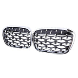 DIAMOND STYLE GLOSS BLACK GRILLE FOR BMW F48 F49 X1