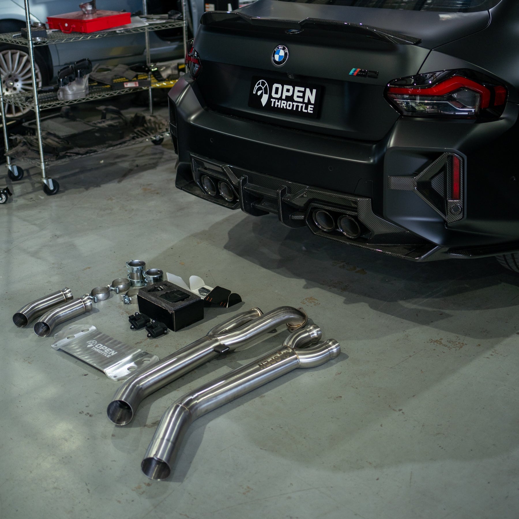 BMW M2 G87 BIG SINGLE MIDPIPE – OPEN THROTTLE