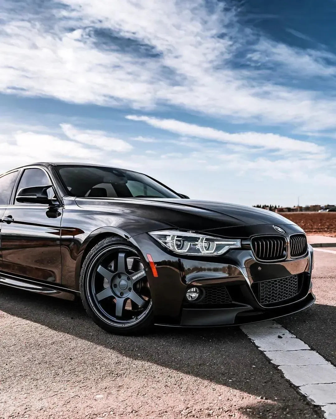 M PERFORMANCE STYLE ABS FRONT LIP FOR BMW F30 3 SERIES