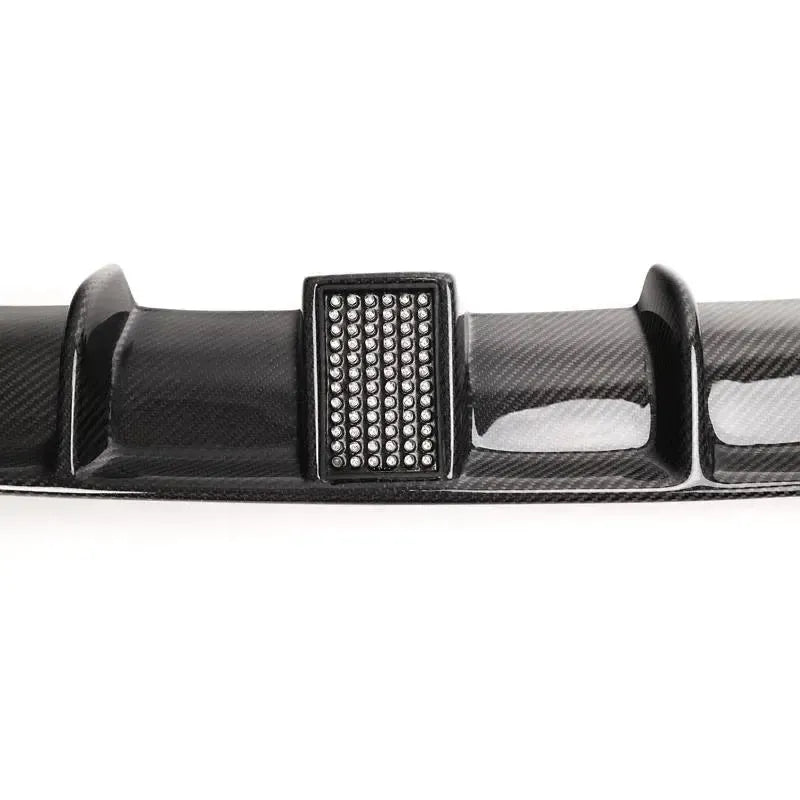 M PERFORMANCE STYLE CARBON FIBRE REAR DIFFUSER WITH BRAKE LIGHT FOR BMW F30 3 SERIES