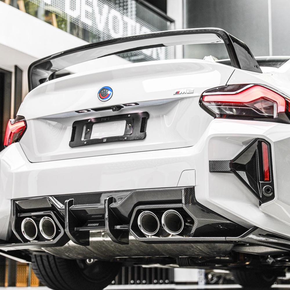 M PERFORMANCE STYLE CARBON FIBER REAR WING FOR BMW G87 M2 – OPEN