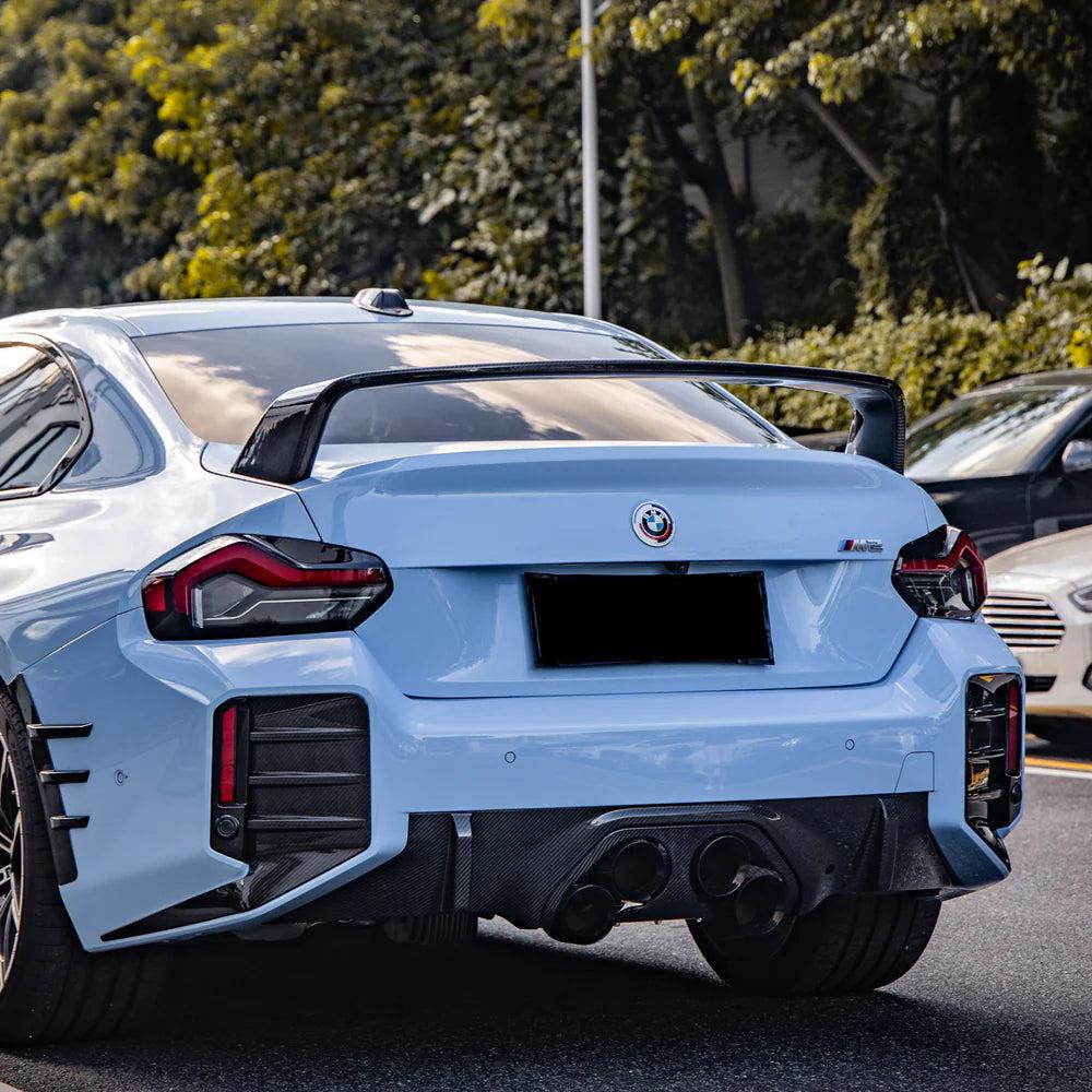 M PERFORMANCE STYLE CARBON FIBER REAR WING FOR BMW G87 M2 – OPEN