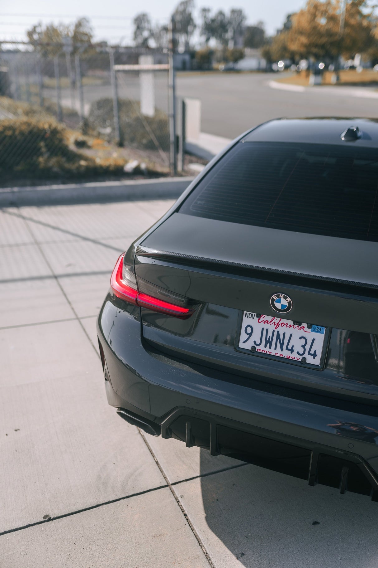 M PERFORMANCE STYLE CARBON FIBER TRUNK SPOILER FOR BMW G80 M3 / G20 3 SERIES