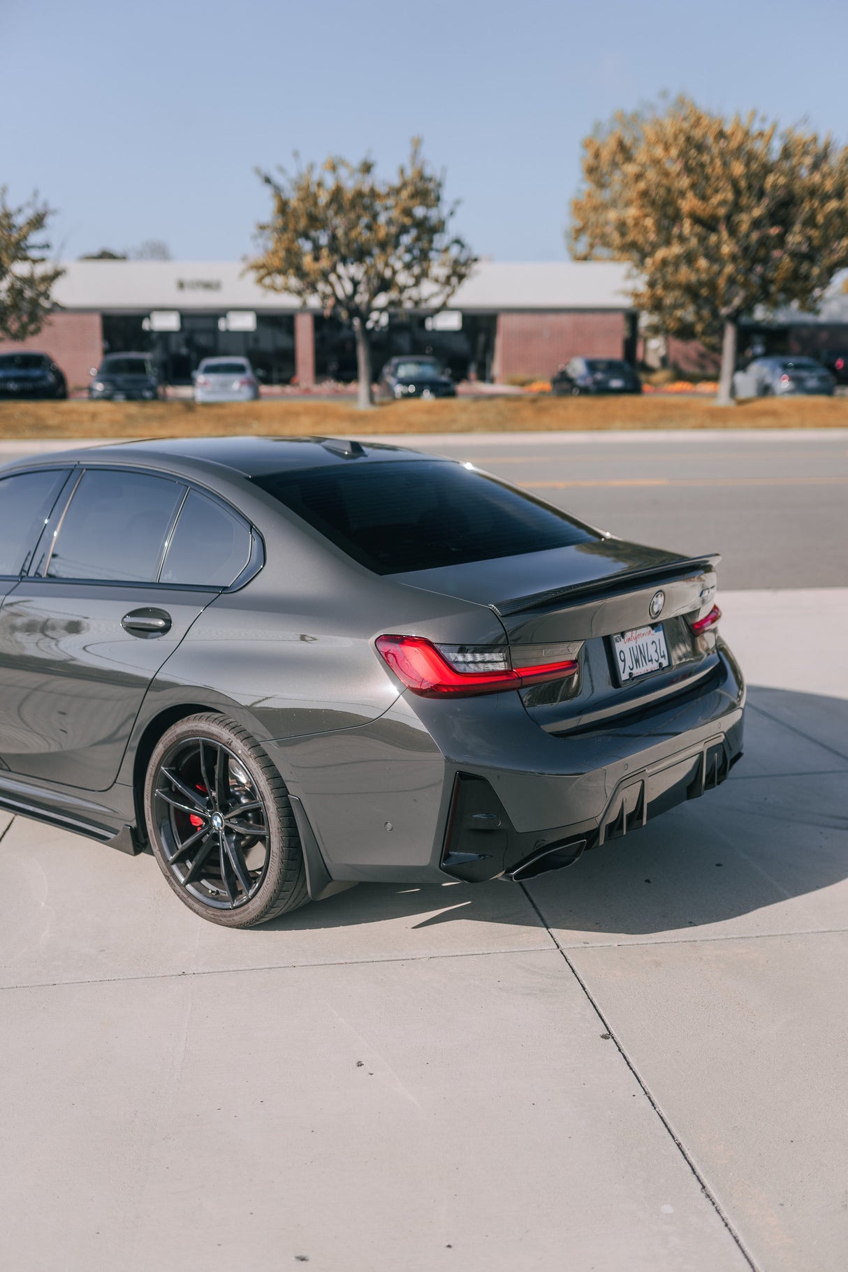 M PERFORMANCE STYLE CARBON FIBER TRUNK SPOILER FOR BMW G80 M3 / G20 3 SERIES